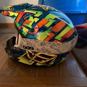 Fly helmet. Size small. Dot approved.